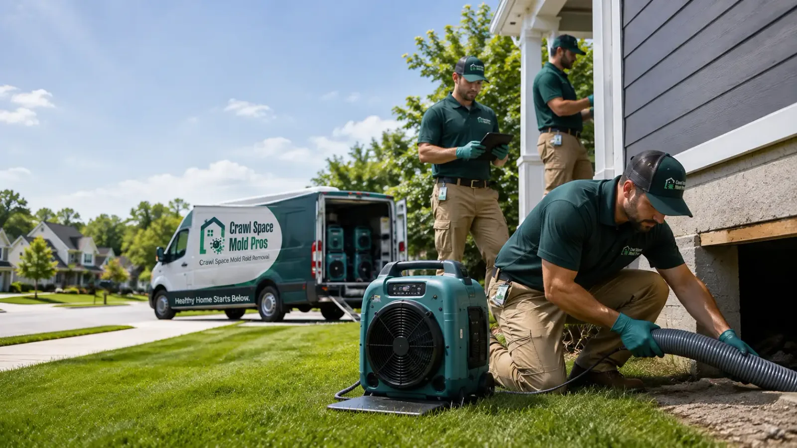 Crawl Space Mold Removal in Falls City, OR